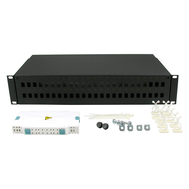 Televes - Patchpanel Kupfer 19" Frontblende UFB48SC-A 2U 48 SC