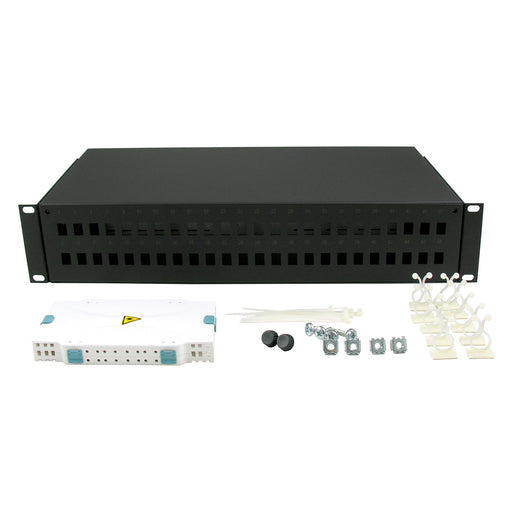 Televes - Patchpanel Kupfer 19" Frontblende UFB48SC-A 2U 48 SC