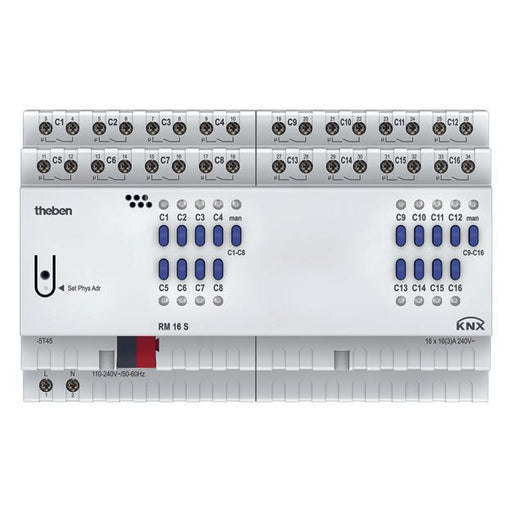 Theben - Bussystem-Schaltaktor Schaltaktor RM 16 S KNX 16-fach − 1 Stück