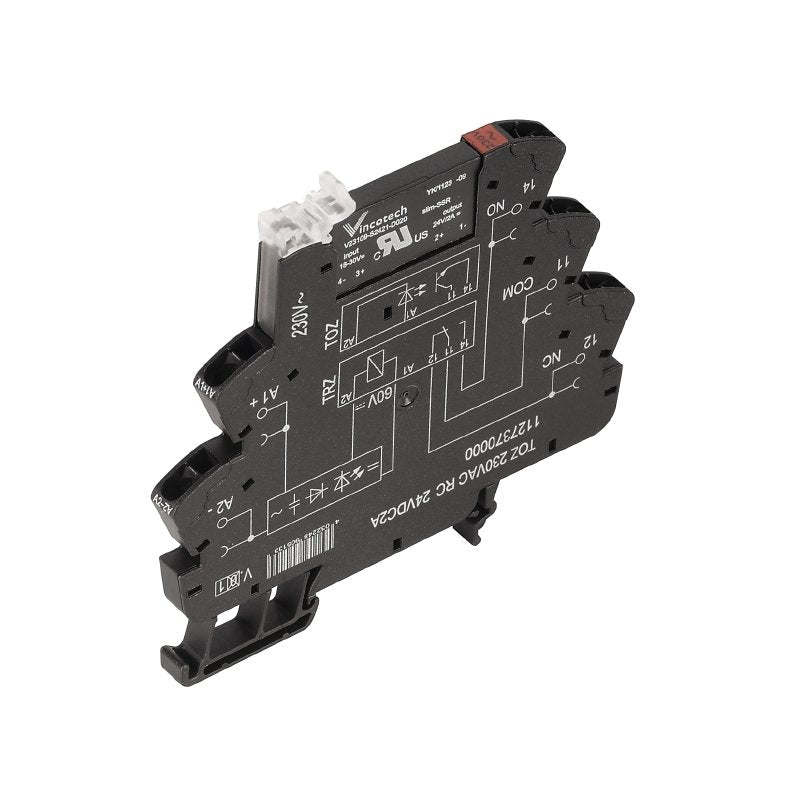 Weidmüller - Optokoppler Halbleiterrelais TOZ230VACRC48VDC0,1A 230VAC10%,3...48VDC − 10 Stück