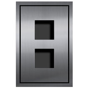 TCS Tür Control - Montageelement für Türstation Inputzmontageset ZAU2062-0030 2 AMI-Modul, 1-spal