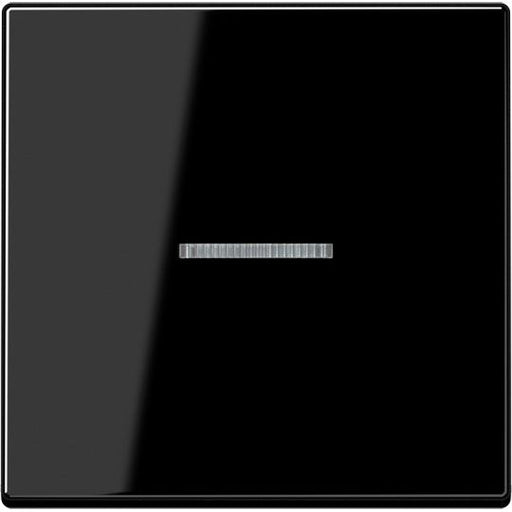 Jung - Abdeckung/Bedienelement für Installationsschalterprogramme Wippe mit Linse A 590 BF KO5 SW schwarz