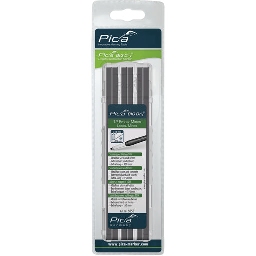 Pica-Marker - Bleistift Minen-Set Steinhauer 6055 10H − 5 Stück
