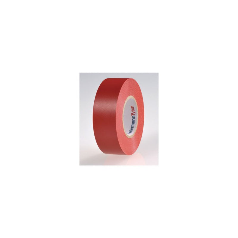 HellermannTyton - Klebeband PVC Isolierband HTAPE-FLEX15-19x20RD 15-19x20 rot