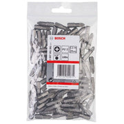 Bosch - Bit Schrauberbit Extra-Hart PZ 2607001561 2, 25 mm, 100er-Pack