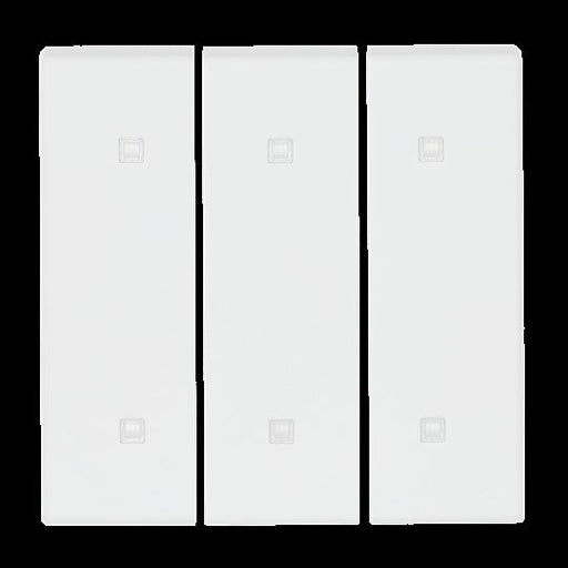 Busch-Jaeger - Abdeckung/Bedienelement für Installationsschalterprogramme Wippe 3-fach 2570-30-884 Elektroniktaster