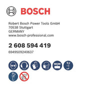 Bosch - Lochsäge PRO Multi Material PC Plus 2608594419 Lochsäge, 152 mm