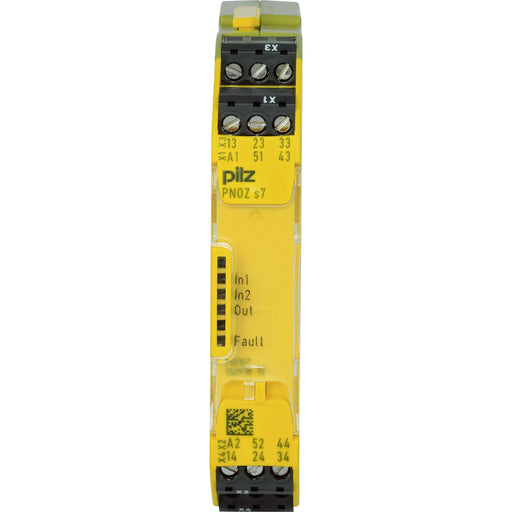 Pilz - Gerät zur Überwachung von sicherheitsgerichteten Stromkreisen Kontaktblock PNOZ s7 #750107 24VDC 4 n/o 1 n/c