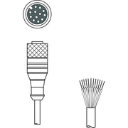 Leuze - Konfektioniertes Sensor-Aktor-Kabel Anschlussleitung KD U-M12-CA-P1-100