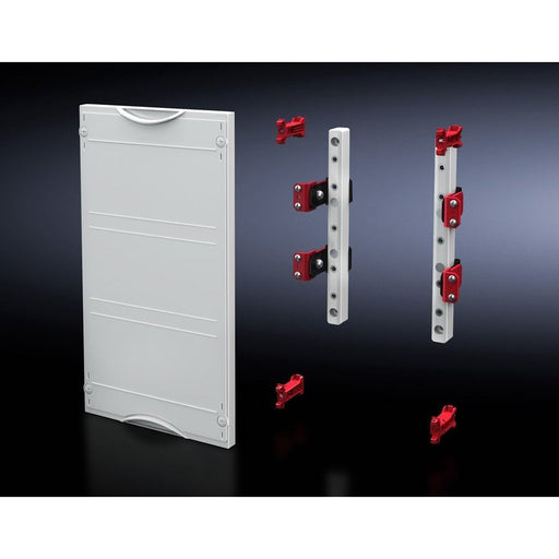 Rittal - Verteilerbaugruppe für Geräteaufbau Sicherungslastschaltleiste SV 9666.550 100/185mm, B/H 2/5