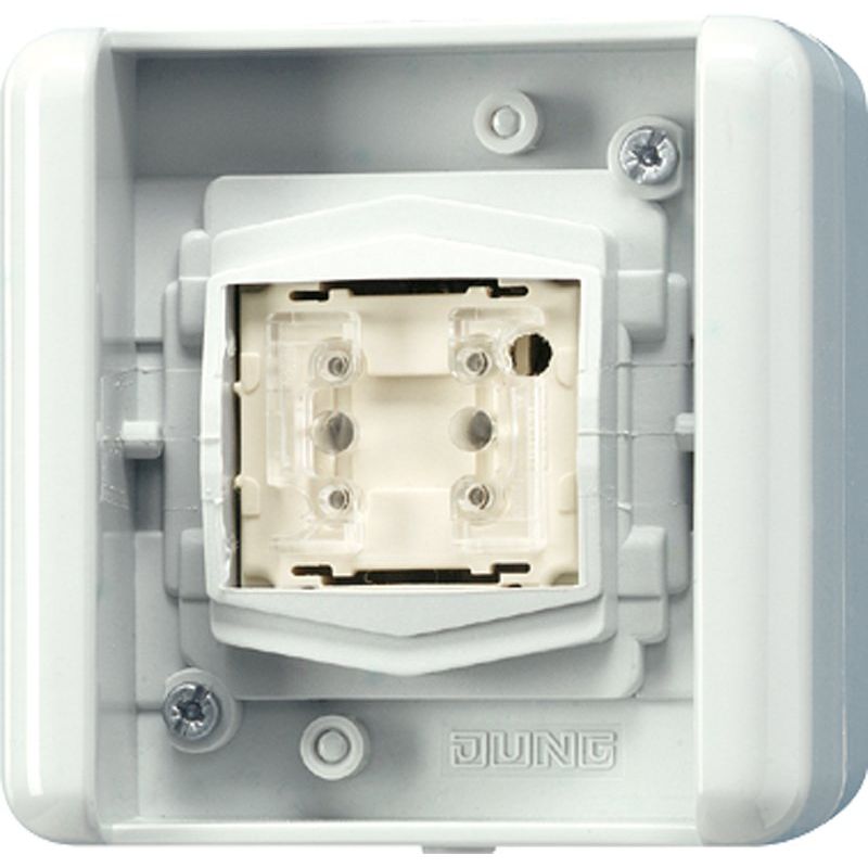 Jung - Bussystem-Tasterankopplung KNX Taster BA 8471.01 LED W 1f. Tasterstellung − 1 Stück