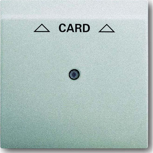 Busch-Jaeger - Abdeckung/Bedienelement für Installationsschalterprogramme Zentralscheibe alu/si 1792-783 für Cardschalter