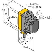 Turck - Lichttaster mit Hintergrundausblendung Opto Sensor QS30FF200 Lichttaster