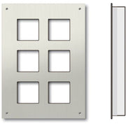TCS Tür Control - Montageelement für Türstation Frontplatte UP ZAU2008-0030 für 2x3 AMI-Module
