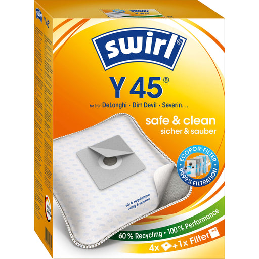 Swirl - Zubehör/Ersatzteile für Bodenpflege Staubbeutel Y 45 EcoPor VE4 für übrige Marken