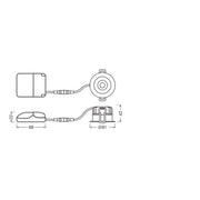 Ledvance - Downlight/Strahler/Flutlicht LED-Einbaustrahler SPFIXP8W930PSDIP44BK 930, dim, sw