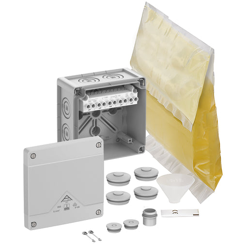 Spelsberg - Dose, Gehäuse für Montage auf der Wand/Decke Abzweigkasten Abox Pro XT-6²