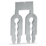 WAGO - Querverbinder/Brücker für Reihenklemme Brücker 4-fach 745-384 blank,silberfarben − 50 Stück