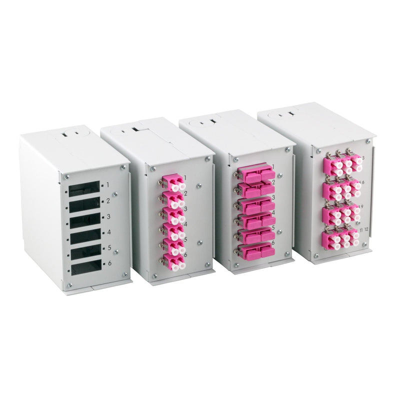 EFB-Elektronik - Frontpanel/Patchpanel leer (Schaltschrank) Frontplatte f.6xLCd 53705.3V2B