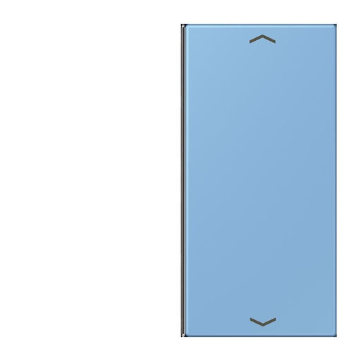 Jung - Abdeckung/Bedienelement für Installationsschalterprogramme Taste 2fach m. Pfeilsymb. LC 402 TSAP 256 bleu ceruleen 59