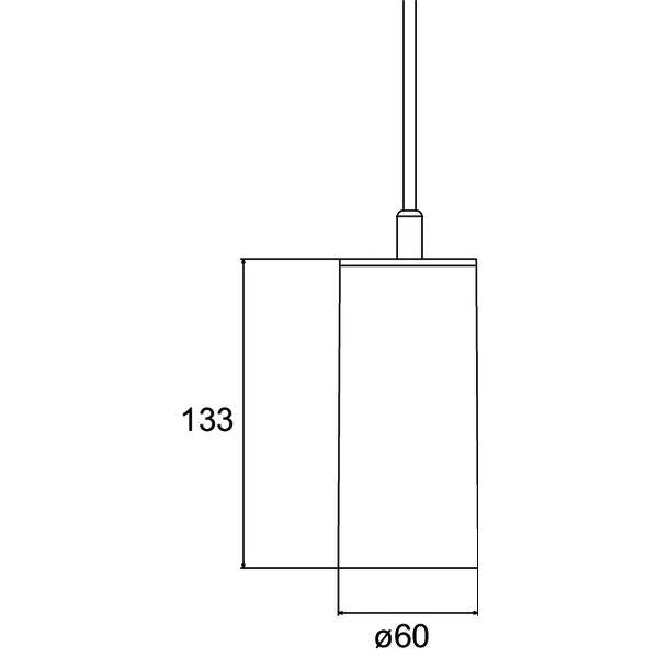 Brumberg Leuchten - Pendelleuchte LED-Pendelleuchte direkt 88862183 Pendellänge 5m