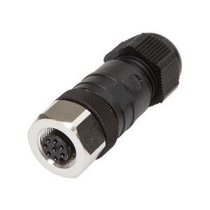 Ipf Electronic - Rundsteckverbinder, feldkonfektionierbar (Industriesteckverbinder) Kabeldose, gerade, VK00382D Selbstkonfektionierb