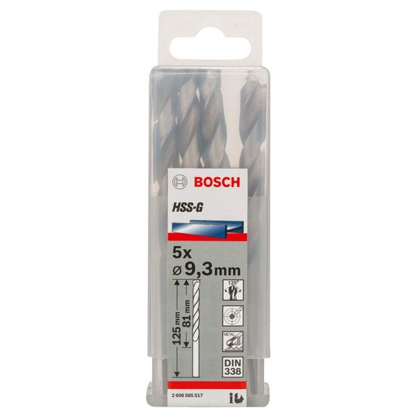 Bosch - Bohrer PRO Metal HSS-G 2608585517 Spiralbohrer 9,3 x