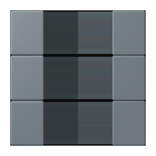 Jung - Abdeckung/Bedienelement für Installationsschalterprogramme Tastensatz 3fach LC 503 TSA 251 gris 59