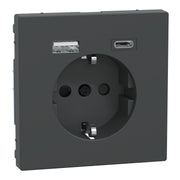 Merten - Steckdose Schuko Steckdose MEG2367-6034 mit USB Ladegerät