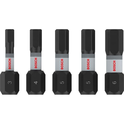 Bosch - Bit-Set PRO H Impact Bit Set, H3, 2608521U59VE(5) H4 2 x H5 H6 25 mm