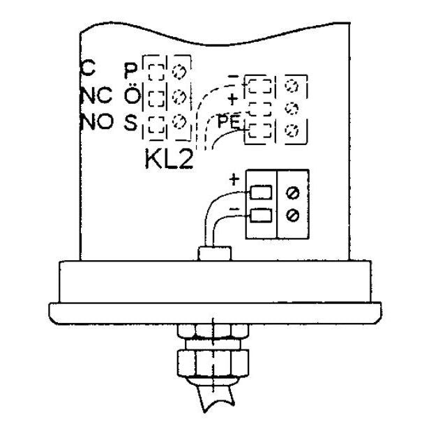 Pfannenberg - Blitzleuchte ABS 24 DC YE 230AC, 15J, IP54, rt