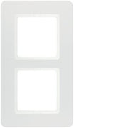 Berker - Abdeckrahmen Rahmen 2f. pws/samt 10126189