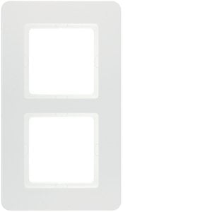 Berker - Abdeckrahmen Rahmen 2f. pws/samt 10126189