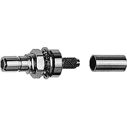 Telegärtner - Koax-Steckverbinder SMB-Kabeleinbaustecker 100024850 Crimp G3 (RG-178B/U) − 5 Stück