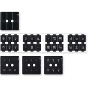 Merten - Bezeichnungsmaterial für Installationsschalterprogramme Folienset MEG6270-0010 f.KNX Tastsensor Pro − 1 Stück