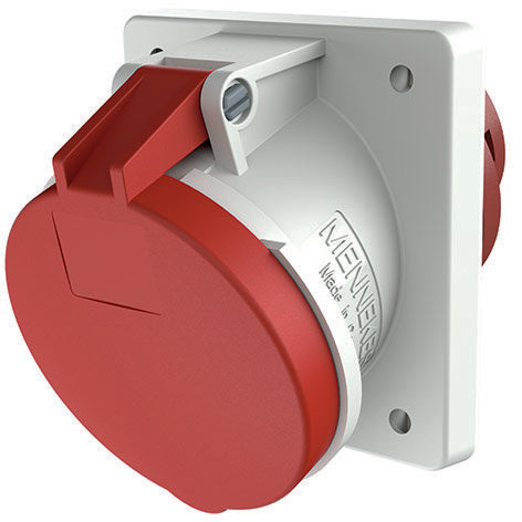 Mennekes - CEE-Anbausteckdose (IEC 60309) Anbaudose TA 1151P 63A,4p,6h,400V,IP44 − 5 Stück