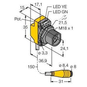 Turck - Lichtleitersensor/Lichtleiterverstärker Opto Sensor QS18VN6FQ Lichtleiter
