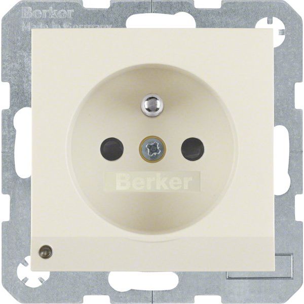 Berker - Steckdose ws/gl 6765108982 m.Schutzkontaktstift