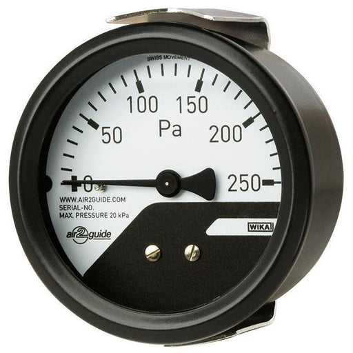 Wika Wiegand - Differenzdruckmanometer Diff.Druck.Messg. A2G-mini 40413781 0 Pa-750 Pa Einbau