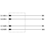 Phoenix Contact - Sensor-Aktor-Adapter Verteiler SAC-ASI-J-Y-#1407581 − 1 Stück