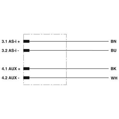 Phoenix Contact - Sensor-Aktor-Adapter Verteiler SAC-ASI-J-Y-#1407581 − 1 Stück