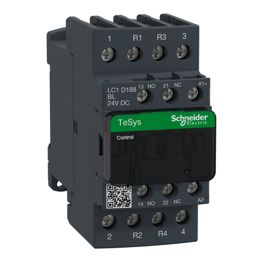 Schneider Electric - Leistungsschütz zum Schalten von Wechselstrom Leistungsschütz LC1D188BL 2S, 2Ö