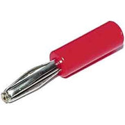 E+P Elektrik - Kommunikationstechnik-Adapter Bananenstecker BS 1 LOSE R rot