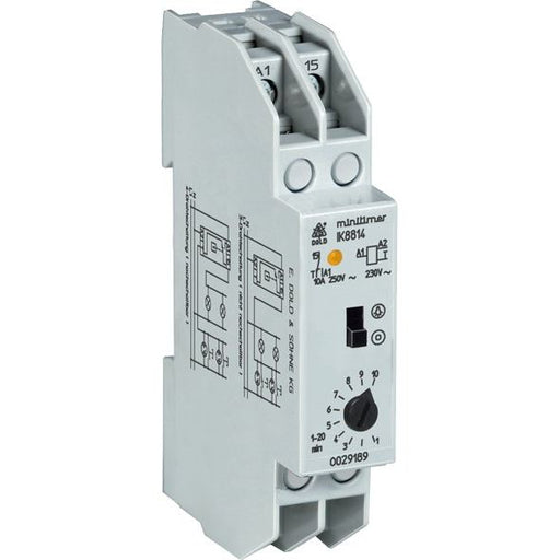 Dold&Söhne - Zeitrelais Installationstechnik für Reiheneinbau Beleuchtungszeitschalter IK8814.41 #0029190 AC50/60HZ 230V 3-60M