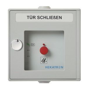 Hekatron Vertriebs - Taster Handauslösung DKT 01 gr grau 24V 1 Wechsler