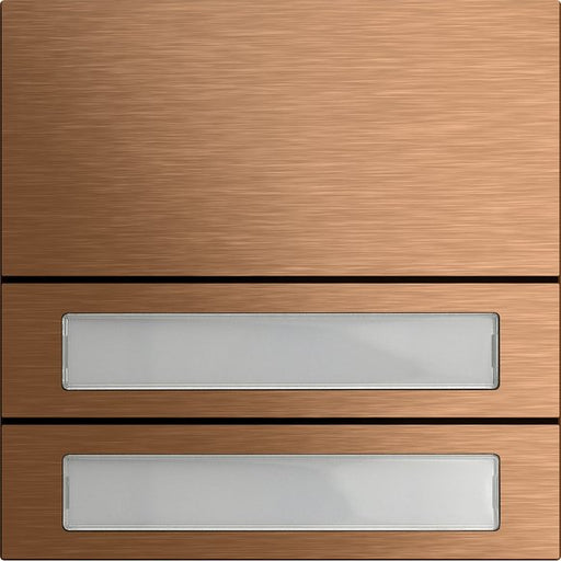 Gira - Funktionsmodul für Türkommunikation Ruftastenmodul 2f 5532921 Bronze