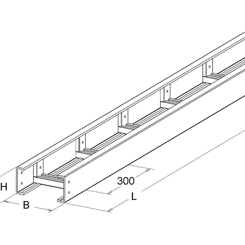 Niedax - Kabelleiter GFK-Kabelleiter ULL 100.500/3 100x500x3000mm − 3 Meter
