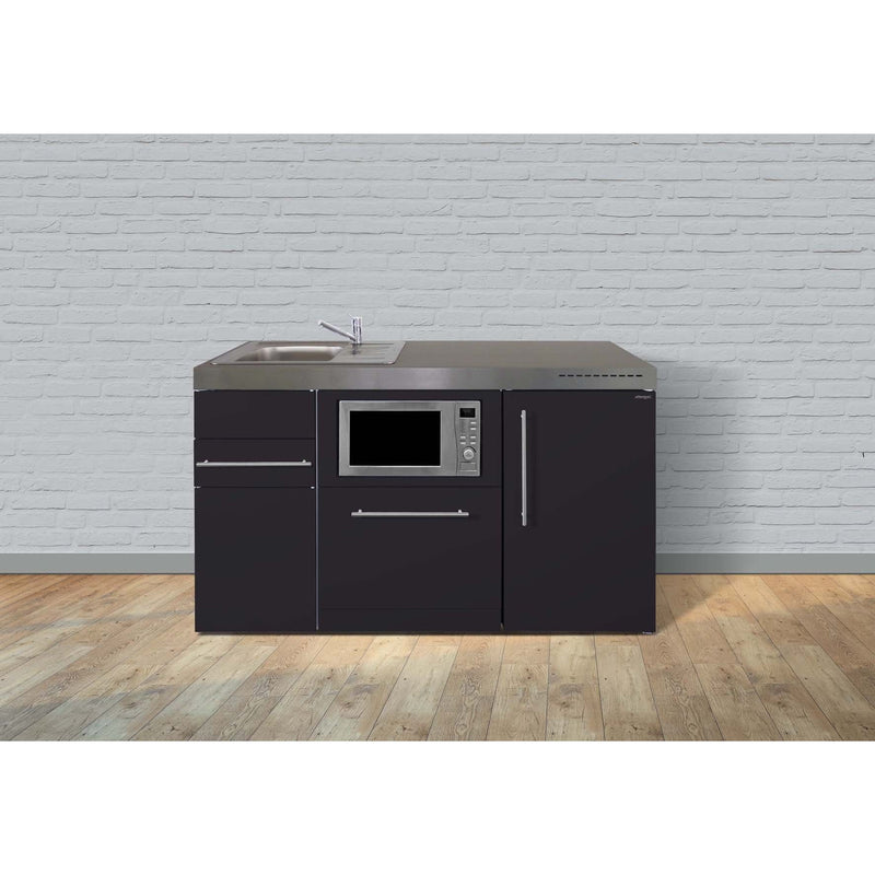 Stengel - Mini-Küche Miniküche Premiumline MPGSMSM150KSGSGKFrBl Schwarz matt