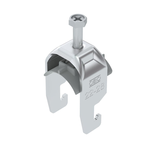 OBO Bettermann - Bügelschelle BS-U1-K-28 ALU 22-28mm − 50 Stück