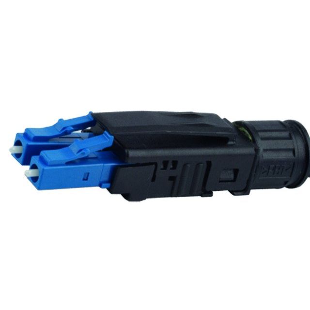 Telegärtner - LWL-Steckverbinder LC Duplex Stecker EasyGrip 100007115 E50/125 OM3
